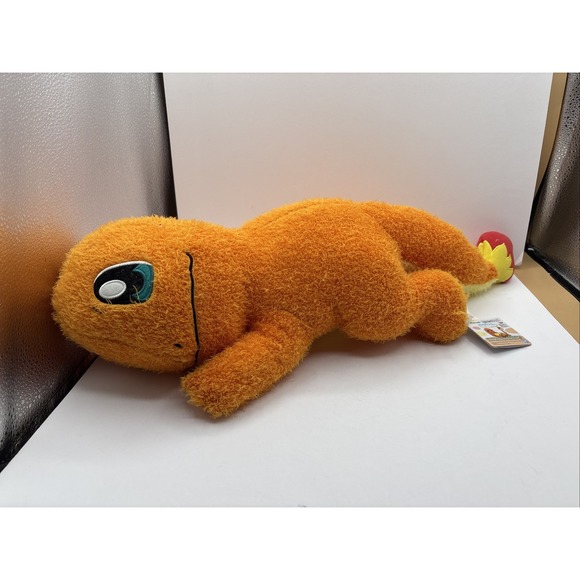 NWT Pokemon Sun & Moon Charmander Relaxing Time Big Plush Toy Banpresto Japan - Picture 2 of 15